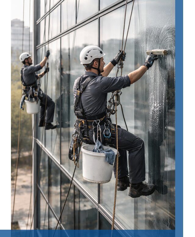 Мойка сплошного остекления в Черняховске, заказать от 314 р.| ВЫСОТНИК-Чрх