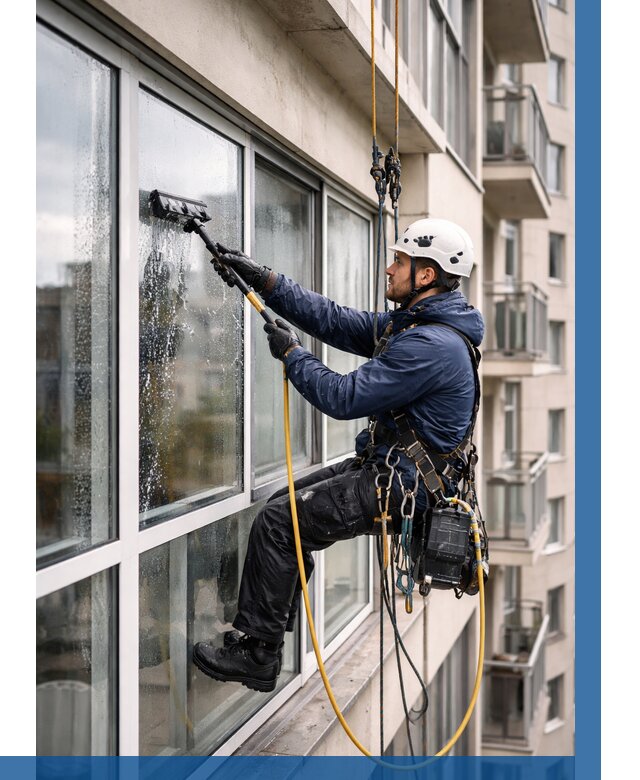 Мойка балконного остекления в Черняховске от 3668 р. | ВЫСОТНИК-Чрх