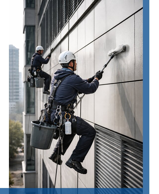 Мойка вентилируемого фасада в Черняховске от 262 р. | ВЫСОТНИК-Чрх