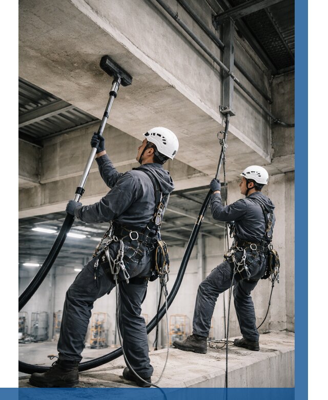 Обеспыливание потолочных конструкций в Черняховске от 262 р. |ВЫСОТНИК-Чрх