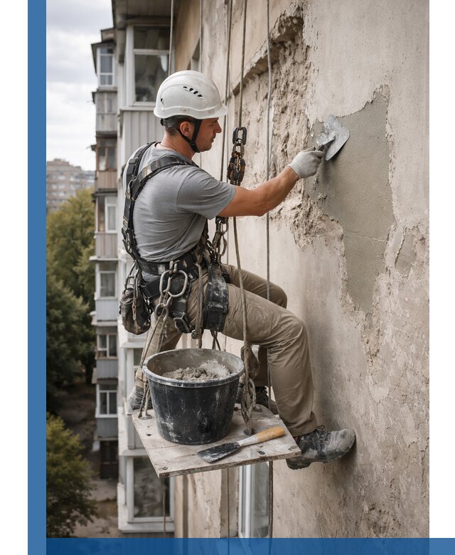 Восстановление фасадной штукатурки в Черняховске с гарантией качества