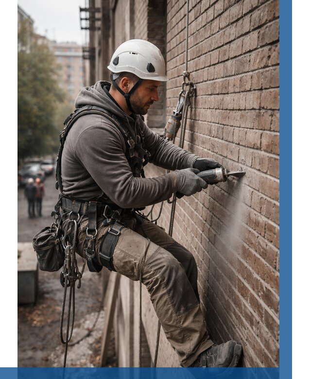 Расшивка кирпичных швов в Черняховске от 629 р. | ВЫСОТНИК-Чрх