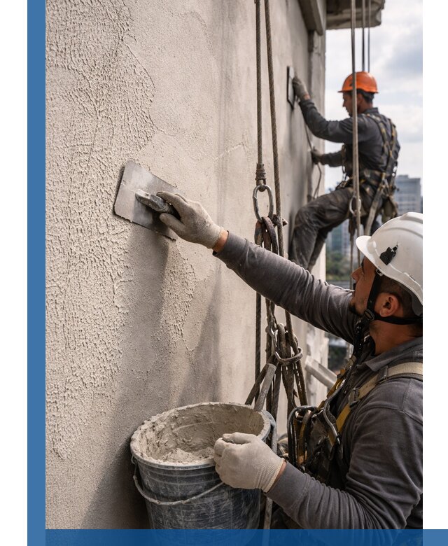 Декоративная штукатурка фасада с утеплением и защитой в Черняховске