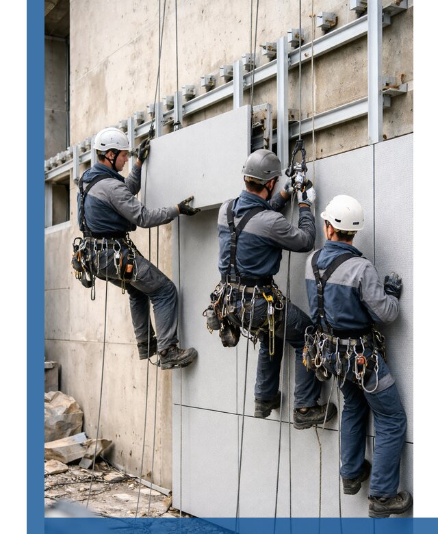 Монтаж вентилируемого фасада в Черняховске под ключ с гарантией качества