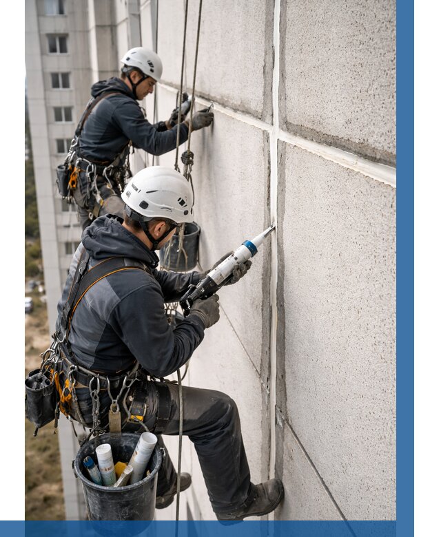 Герметизация межпанельных швов в Черняховске от 734 р. | ВЫСОТНИК-Чрх