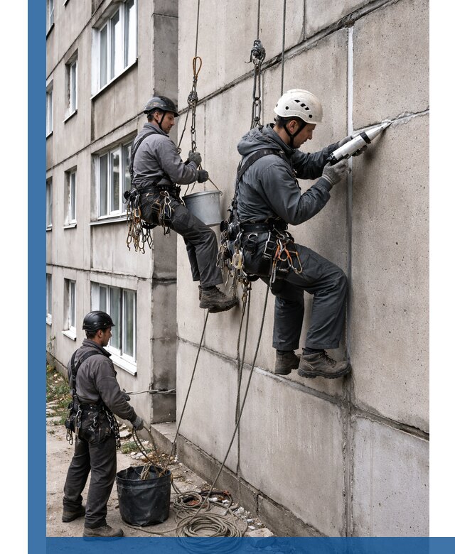 Герметизация межпанельных швов в Черняховске с гарантией герметичности