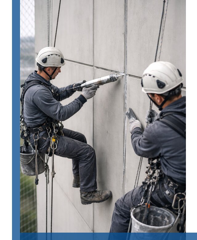 Первичная герметизация швов фасадов и кровель в Черняховске