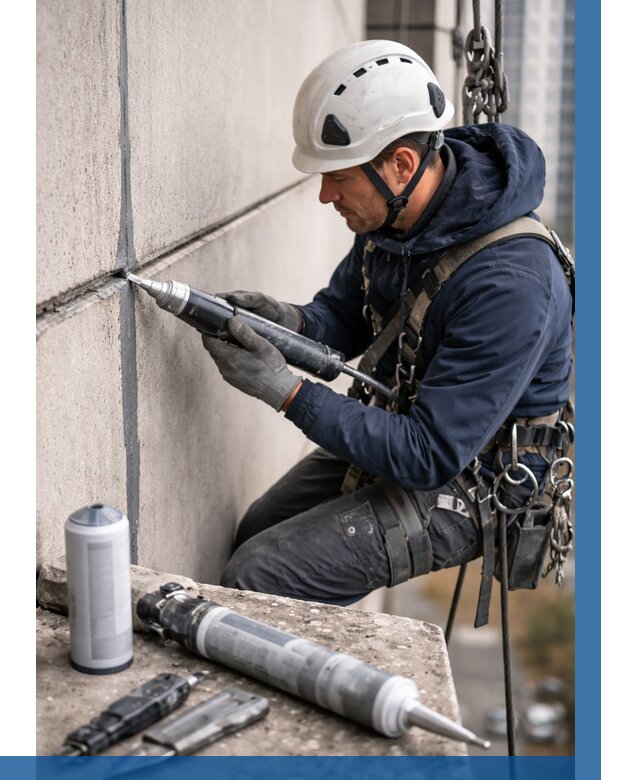 Вторичная герметизация швов в Черняховске от 472 р. | ВЫСОТНИК-Чрх