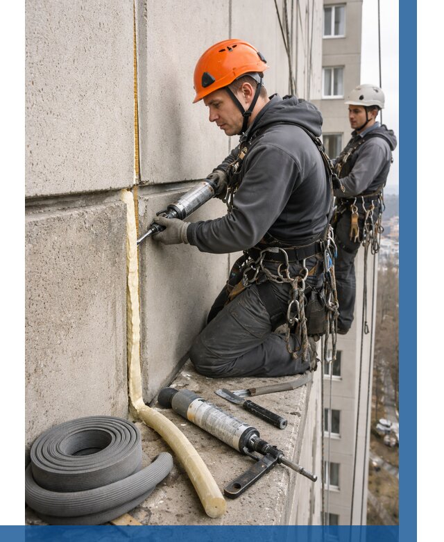 Теплый шов межпанельные швы в Черняховске от 734 р. | ВЫСОТНИК-Чрх