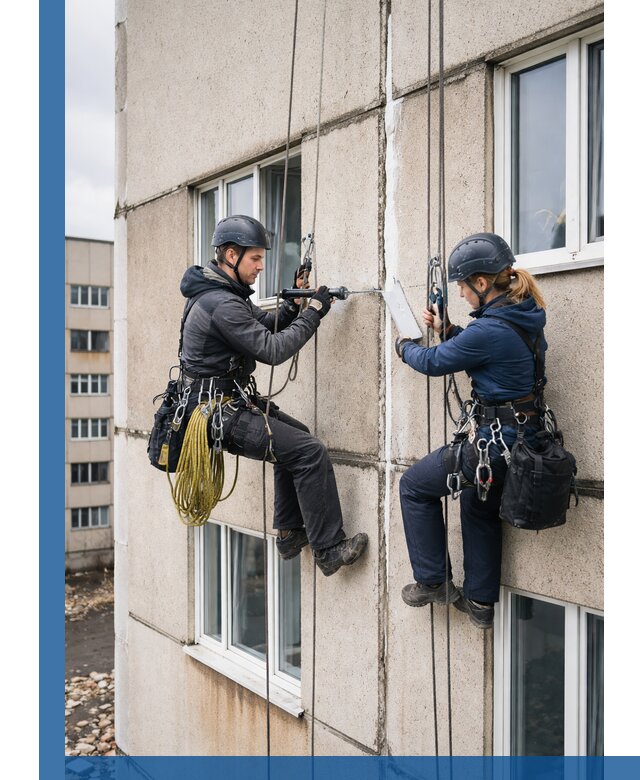 Герметизация межпанельных швов тёплым швом в Черняховске