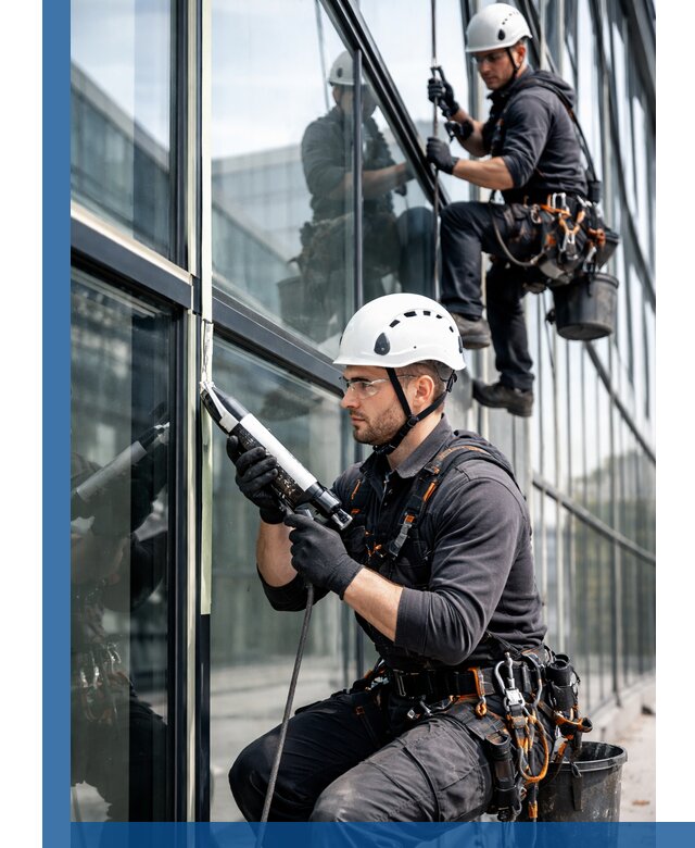 Герметизация витражных швов в Черняховске для зданий и фасадов