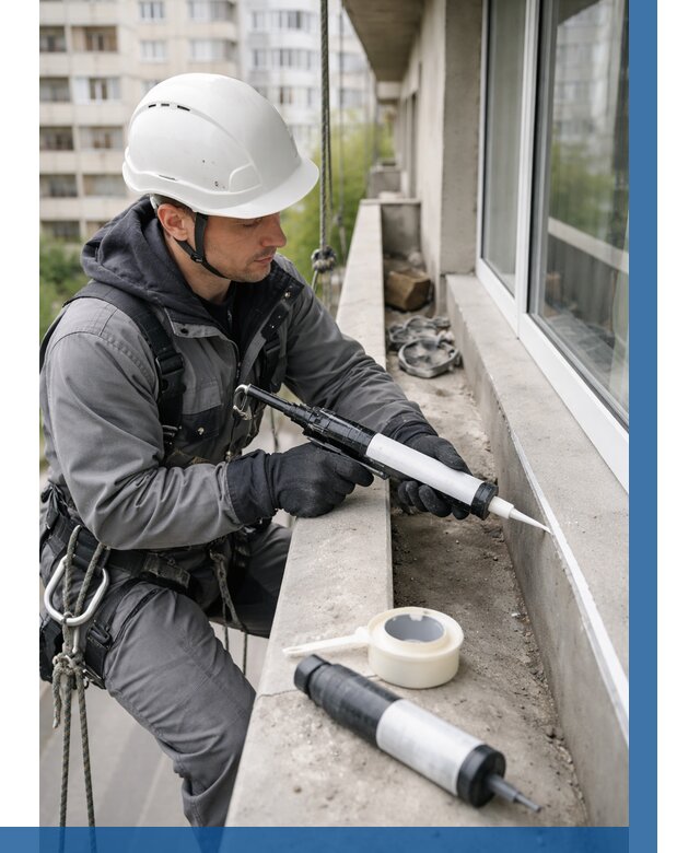 Герметизация швов лоджии в Черняховске от 4716 р. | ВЫСОТНИК-Чрх