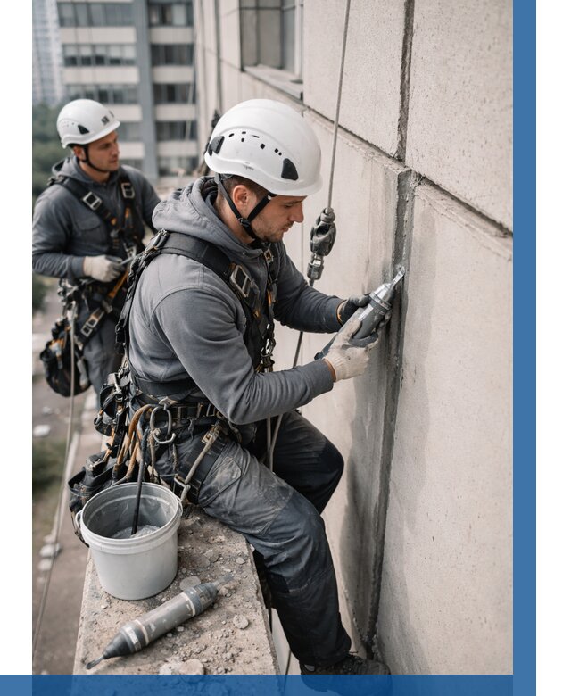 Ремонт деформационных швов здания в Черняховске от 1048 р. | ВЫСОТНИК-Чрх