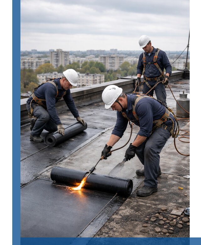 Ремонт наплавляемой кровли в Черняховске качественно и надежно
