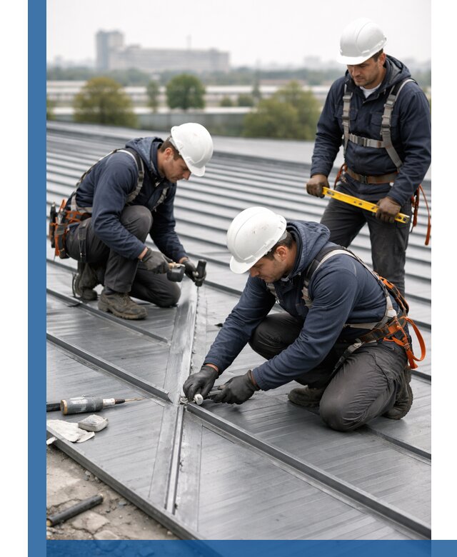 Ремонт фальцевой кровли в Черняховске срочно и качественно