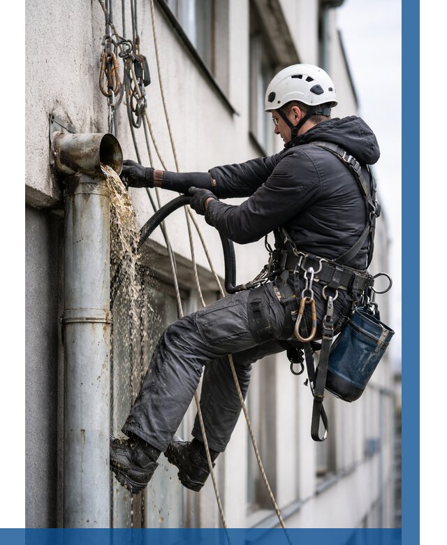 Прочистка водосточных труб в Черняховске от 3668 р. | ВЫСОТНИК-Чрх