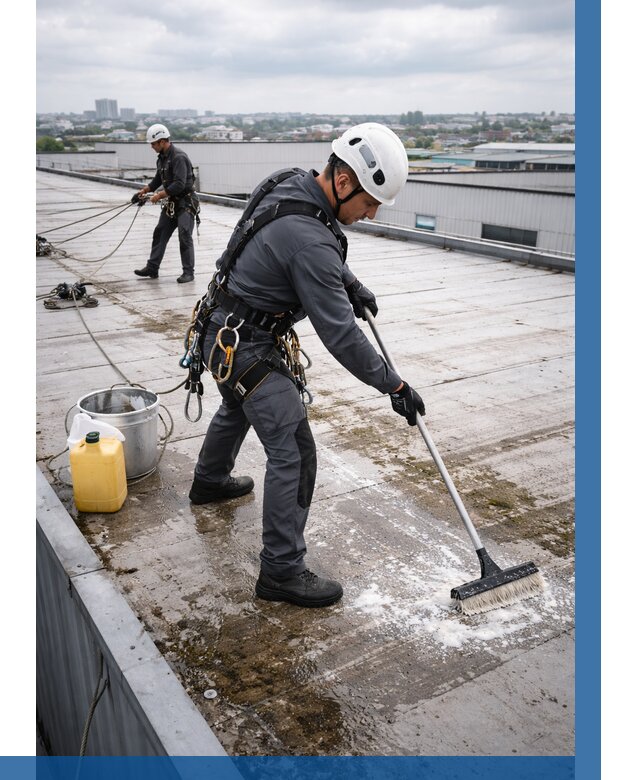 Очистка крыши по графику в Черняховске от 7860 р. | ВЫСОТНИК-Чрх