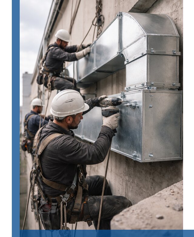 Профессиональный монтаж вентиляционных коробов в Черняховске под ключ