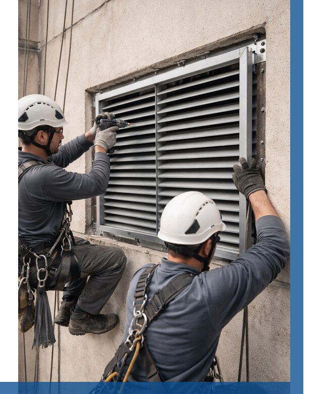 Монтаж вентиляционных решеток в Черняховске от 4716 р. | ВЫСОТНИК-Чрх