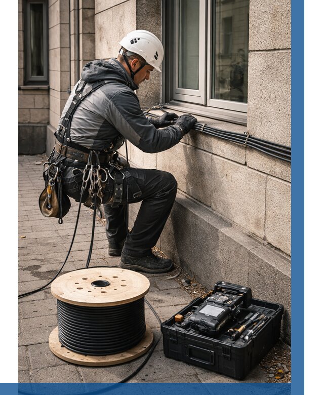 Прокладка оптоволоконного кабеля в Черняховске от 838 р. | ВЫСОТНИК-Чрх