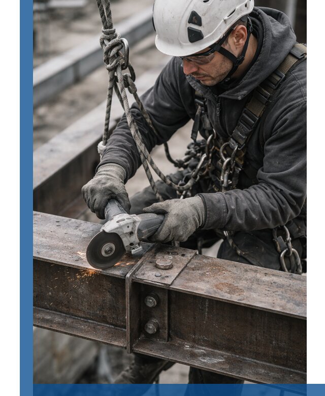 Резка металла на высоте в Черняховске для зданий и конструкций