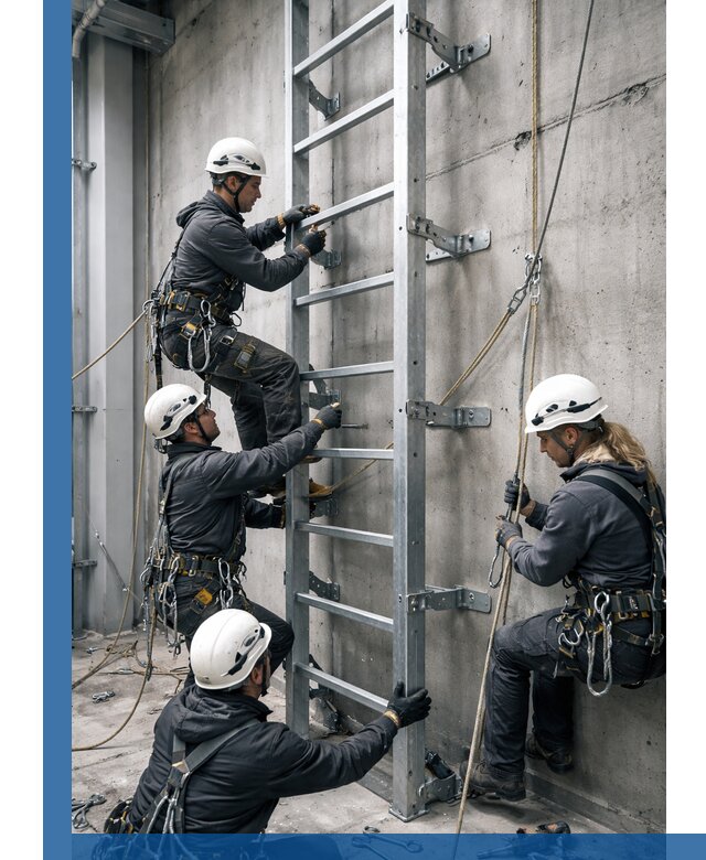 Монтаж металлических лестниц в Черняховске под ключ со гарантией