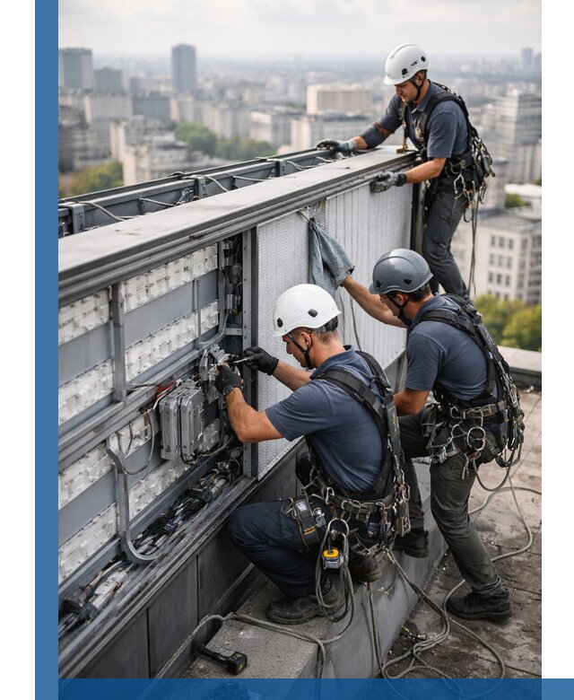 Профессиональное обслуживание крышной рекламы в Черняховске под ключ