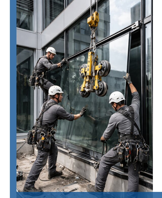 Структурное остекление фасадов в Черняховске монтаж и обслуживание