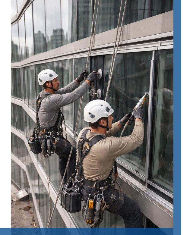 Радиусное остекление фасада в Черняховске от 12576 р. | ВЫСОТНИК-Чрх