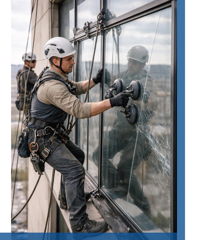 Замена стекла в витраже в Черняховске под ключ от 8908 р. | ВЫСОТНИК-Чрх