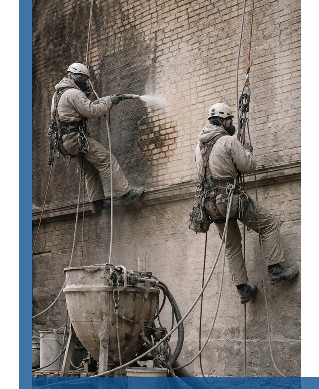 Пескоструйная очистка фасадов в Черняховске профессионально