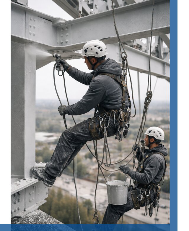 Покраска металлоконструкций на высоте в Черняховске 367 р |ВЫСОТНИК-Чрх