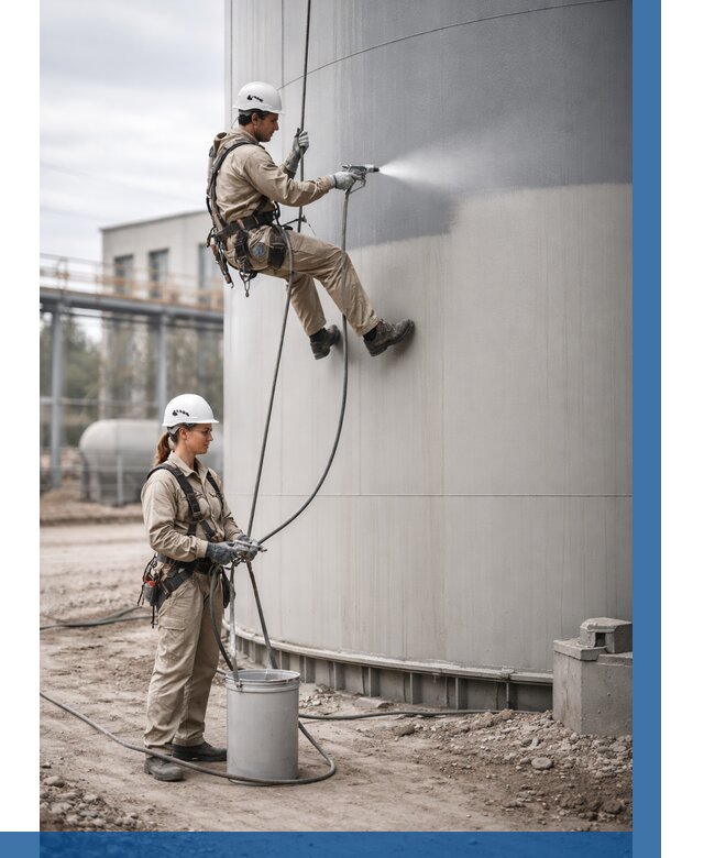 Покраска резервуаров в Черняховске от 1258 р. | ВЫСОТНИК-Чрх — заказать