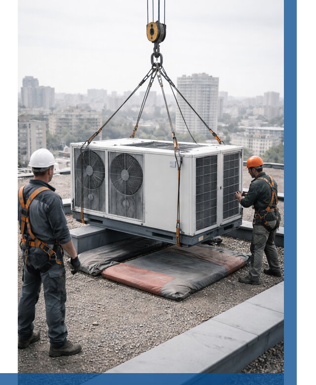 Подъем груза на крышу в Черняховске от 5240 р. | ВЫСОТНИК-Чрх заказать