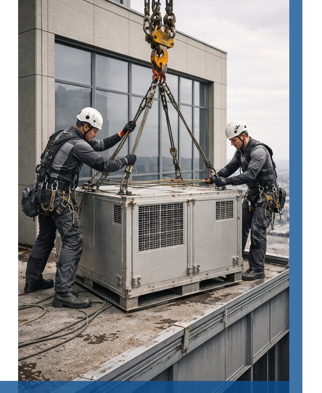 Такелажные работы на высоте в Черняховске от 8384 р. | ВЫСОТНИК-Чрх