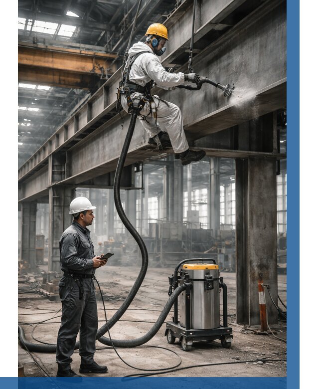 Обеспыливание конструкций в цехе в Черняховске от 4402 р. | ВЫСОТНИК-Чрх