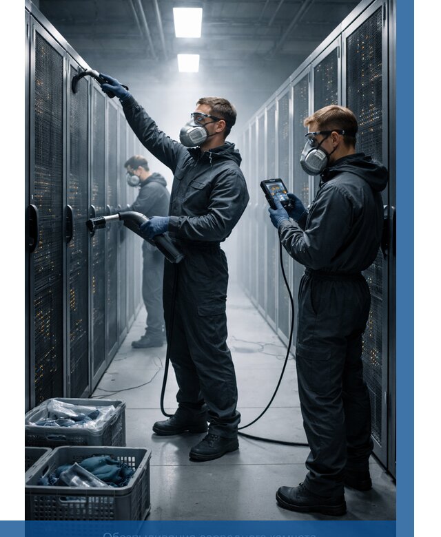 Обеспыливание серверной комнаты в Черняховске от 4716 р. | ВЫСОТНИК-Чрх