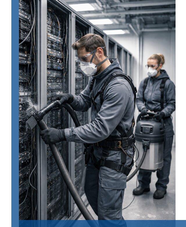 Обеспыливание серверной комнаты в Черняховске, профессиональная очистка