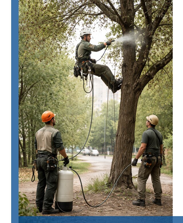 Обработка деревьев от вредителей в Черняховске профессиональная защита