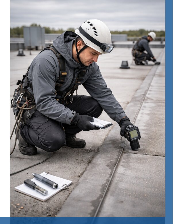 Обследование кровли на протечки в Черняховске от 4716 р. | ВЫСОТНИК-Чрх