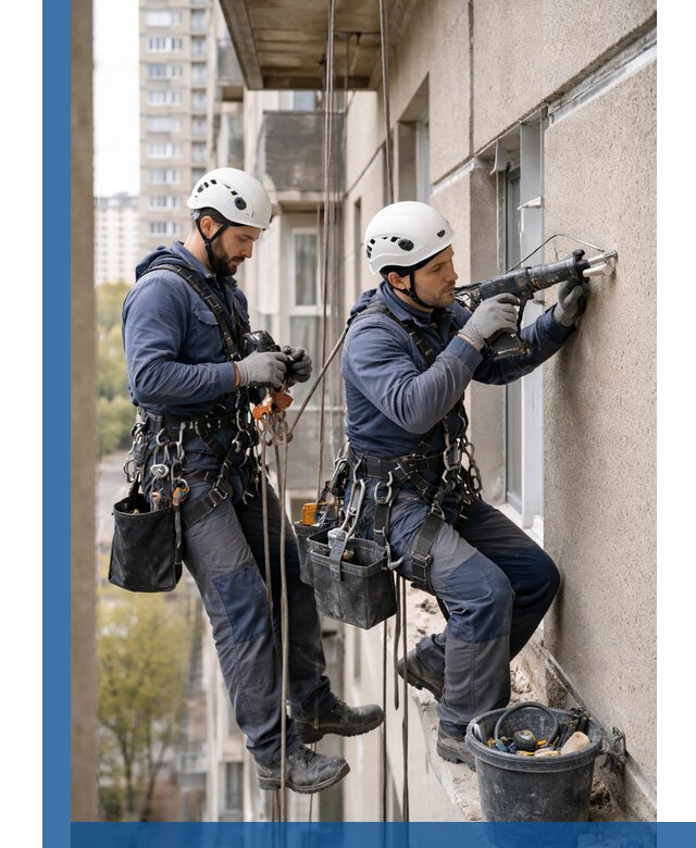 Промышленные альпинисты высотные работы и монтаж в Черняховске